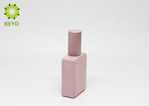 Quality Pink Glass Perfume Bottles , Customizable 30ml Empty Fragrance Oil Bottles wholesale