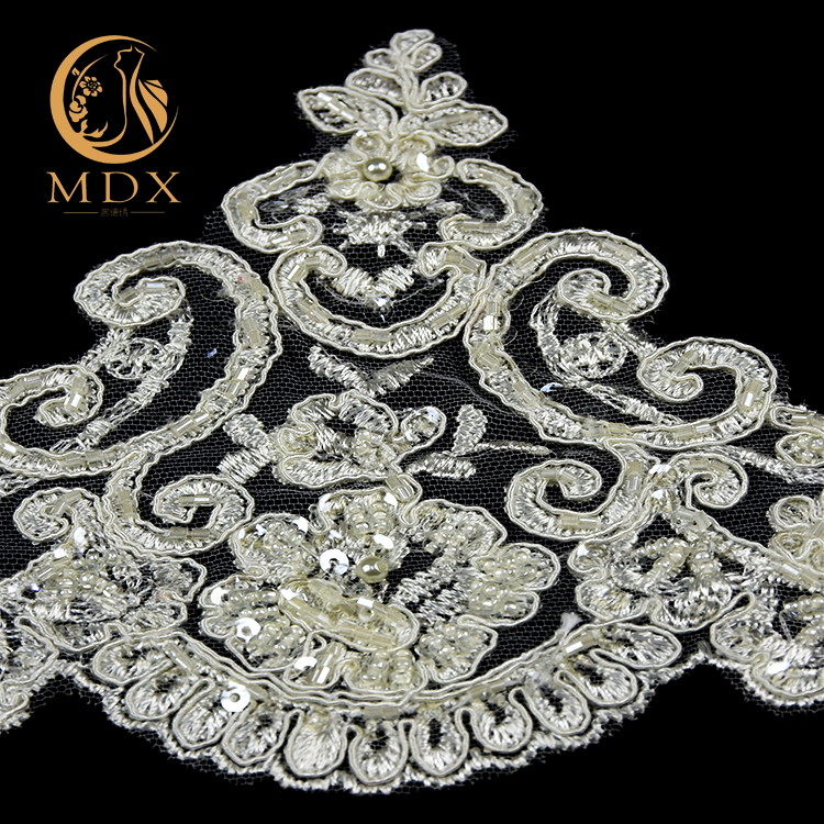 Garment Types Of Lace Trim Beaded Exquisite Handmade 20 % Polyester