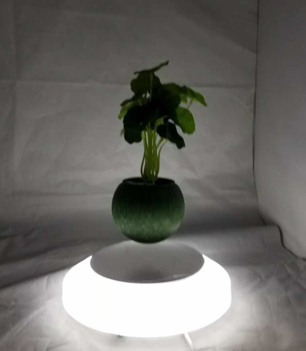new creative beauty magnetc levitation air bonsai plant pot display stand for decor