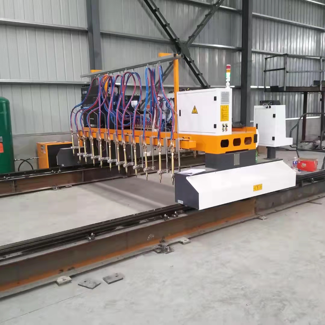 Multi Head CNC Flame Cutter Gantry Plasma Cutting Machine Stainless Steel