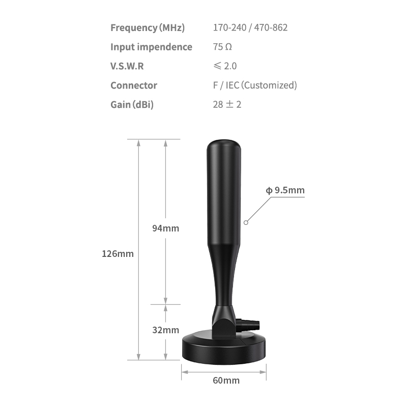 Experience the Best Indoor TV Reception with High Gain UHF VHF Cable Power Amplifier