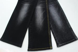 Quality Black Black Cotton Polyester Rayon Spandex Denim Fabric For Jeans wholesale