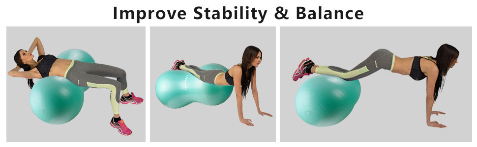 FitPAWS TRAXPeanut Dog Stability Ball