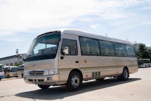 Quality 7.7 Meter 31 Passenger Luxury Tour Coaster Minibus Coach Low Gross Weight wholesale