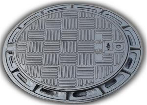 Quality High Reliability Sewer Manhole Cover Ductile Cast Iron Corrosion Free Material wholesale