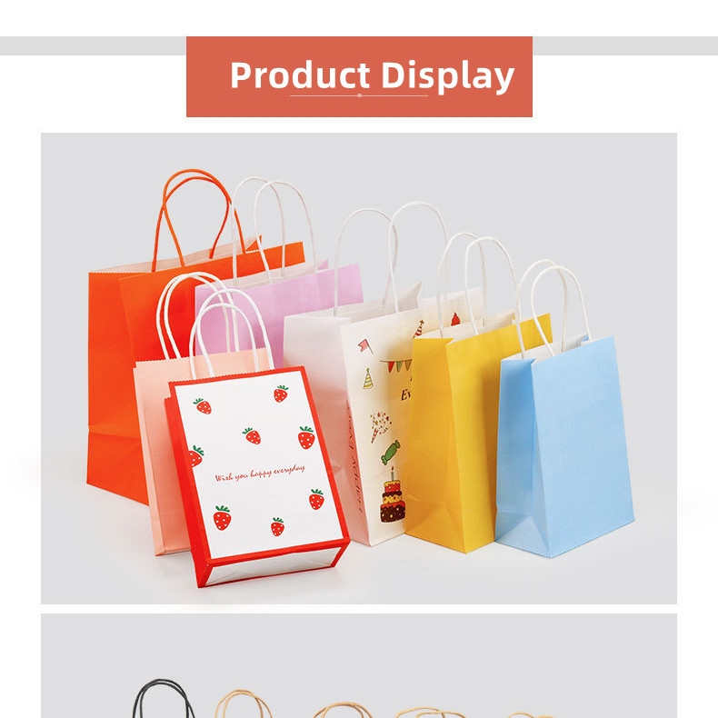 Shopping Wedding Gift Snacks Paper Food Packaging Bags Greaseproof Custom Printed
