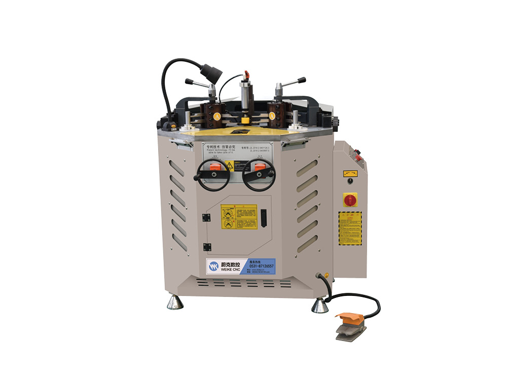 90mm Heavy Duty Corner Crimping Machine CE Single Head Corner Grouping Machine