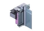 Energy Conservation Unitized Curtain Wall , Metal Curtain Wall For Architectural