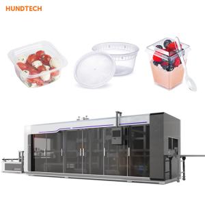 Quality Pla Food Plastic Container Manufacturing Machine Automatic Thermoforming wholesale