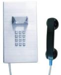 Public Emergency Jail Stainless Steel Corded Telephone Wall Mounted
