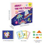Indoor Outdoor Kids Felt Animal Stickers for Graphics Congnition Improving