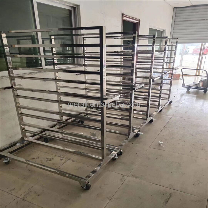 High Quality Stainless Steel SMT ESD Reel Storage Shelving Rack Trolley Cart