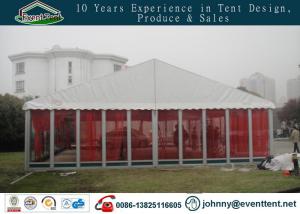 Quality Heat Insulation Fabric Large Party Tent With Glass Door Easy Installation wholesale