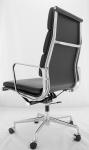Aluminum Frame Executive Leather Office Chair With Gas Lifting And Knee Tilt