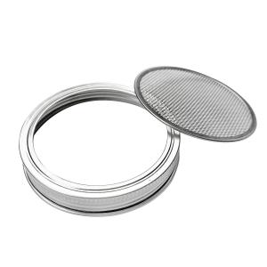 Quality Metal Mesh Sprouting Jar Lids 304 SS Stainless Steel Sprouting Lids 86mm wholesale
