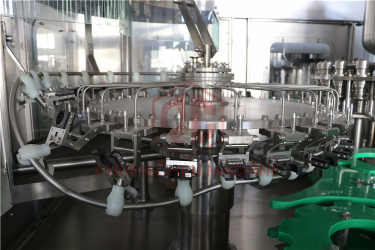 Atmospheric Pressure Glass Bottle Filling Machine 500ML Juice Bottling Equipment