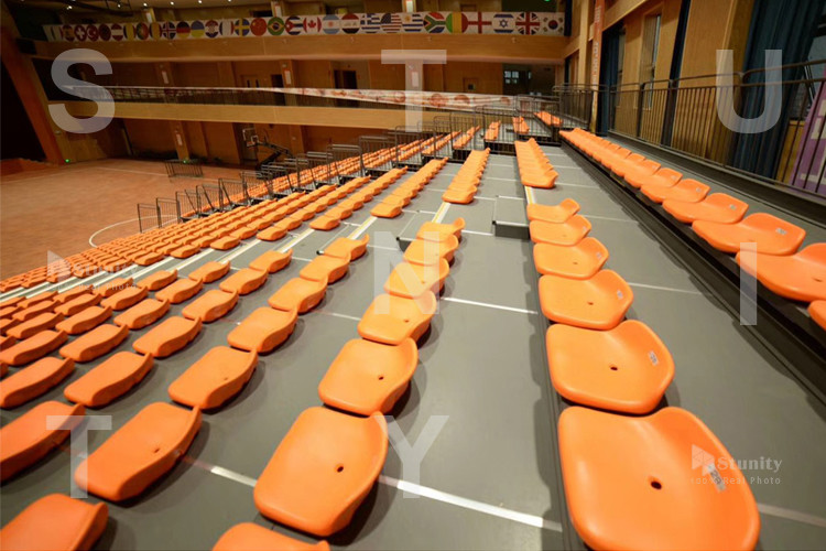 Customized Size Fireproof Telescopic Seating System
