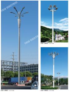 Quality 20meter galvanized steel Outdoor soccer and cricket field landscape high mast pole light with high power LED light wholesale