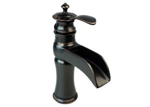 Quality Ceramic Cartridge Home Depot Faucets Desk Mounted Brass Chrome Basin Mixer wholesale