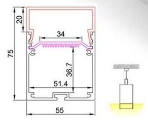 Quality led Aluminum profiles milky cover led channel for LED strips aluminum extrusion profiles,LED light profiles wholesale