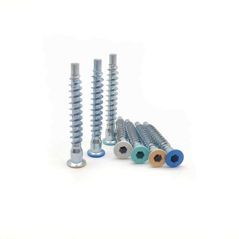 Straight Trimming Hexagonal Wood Tooth Screws Countersunk Roller Coaster Thread