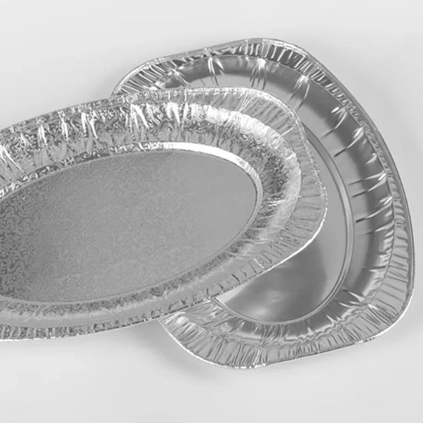 2270ml Oval Aluminum Foil Dinner Plate Fish Pans Foil Grilling BBQ Container