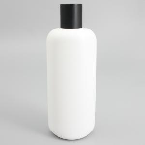 Quality White HDPE Oval 300ml Reusable Shampoo Bottles wholesale
