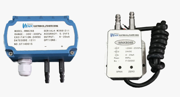 WNK Dry Air Differential Pressure Sensor I2C With Aluminum Housing For Wind