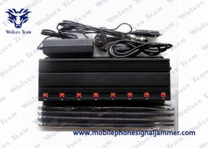 China 24 Hours Working UHF VHF Jammer , Mobile Phone Signal Jammer 3G 4G LTE / Wimax on sale