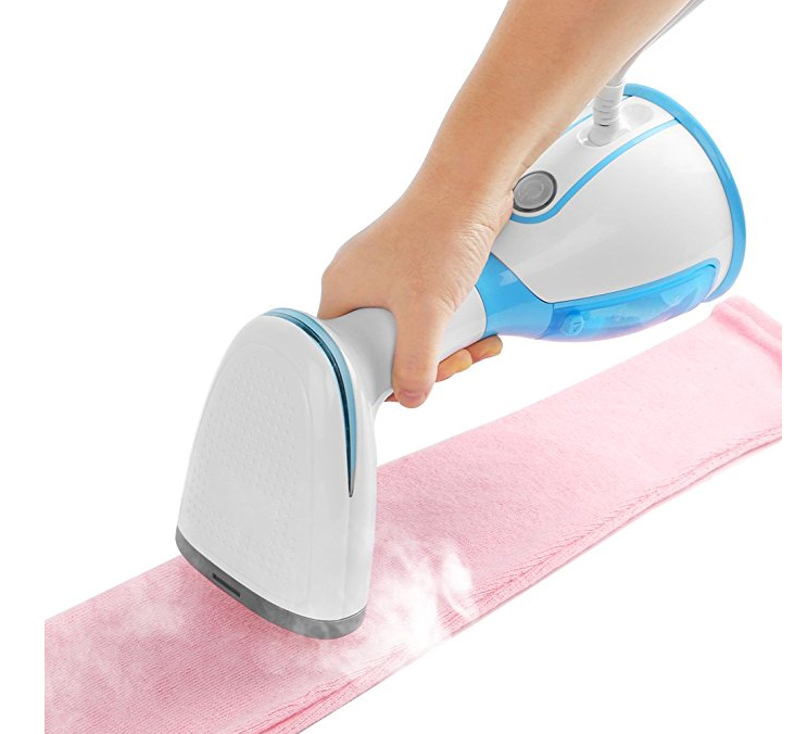 Powerful Fabric Brush Mini Handheld Travel Garment Steamer for Portable Fabric Care