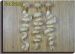 Full Ends Virgin Hair Bundles Grade 6A Virgin Hair Extension Blonde Color