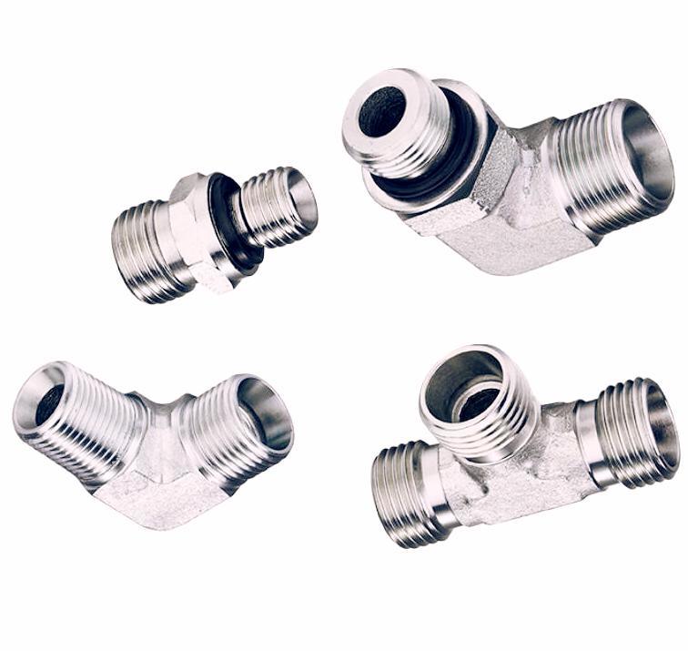 Made in China Hydraulic Hose Fitting Adapter Transition Joint Elbow Fitting 90 45 Degree Elbow Fitting for Hydraulic Line