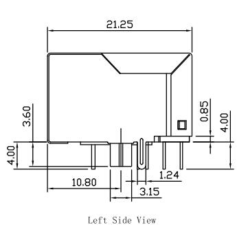 A70-114-331N126 RJ45 Connector 1000 Base-T Ethernet With PoE+ LPJG0926-8HENL