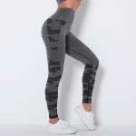 High-waisted seamless yoga pants sexy hip-lifting net red camouflage fitness