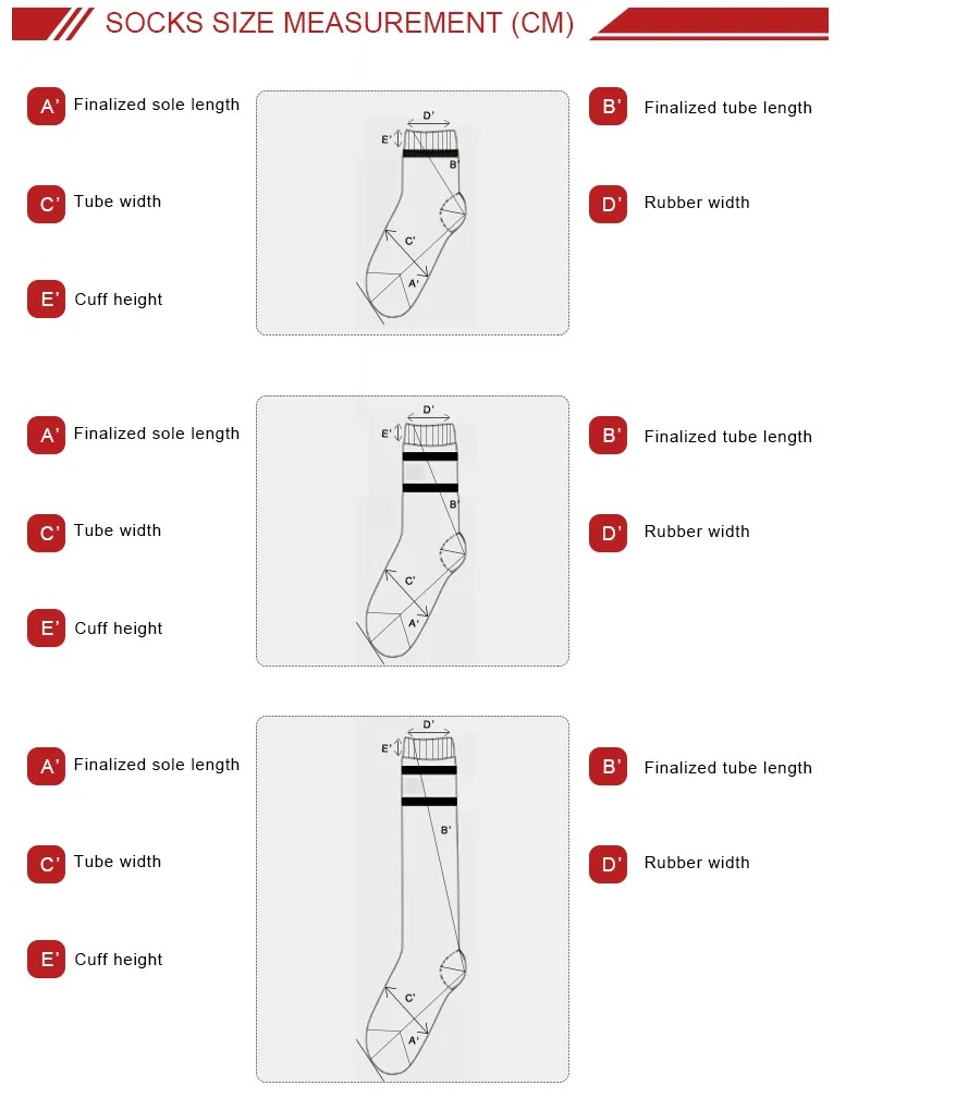 Breathable High Knee Soccer Socks with Custom Anti-Slip Design and Standard Thickness