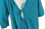 Daily Casual Stockpapa Blue Ladies Fleece Dressing Gowns 100% Polyester