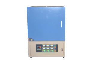 Quality Blue 1800 ℃ Industrial Muffle Furnace 1 - 8L Volume 50 Segments Programmable wholesale