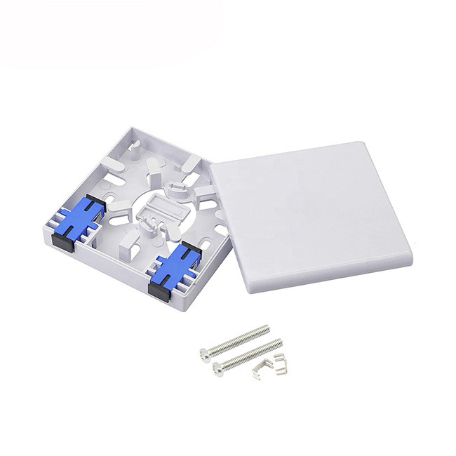 FTTH Dual Port Fiber Optic Patch Panel LC 3m 5m 10m