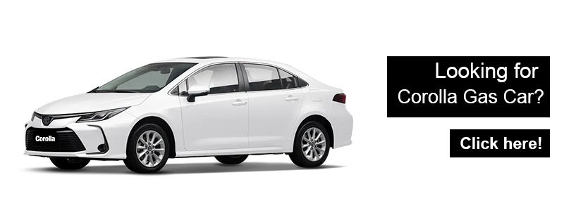 2024 To-yota Coro-lla Hybrid 1.8L Engine Auto Gear Box Right Steering Car Fabric Seats Car Entertainment System R16 Tires