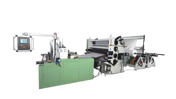2950mm Toilet Tissue Rewinding Machine With Glue Laminated System Unit