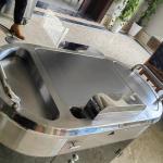 Smokeless Stainless Steel BBQ Grill Oval Teppanyaki Plate