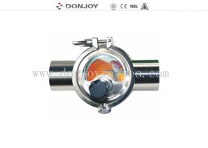 Quality DN65 Four Way SS316L Sanitary Sight Glass Zero Dead Angle wholesale