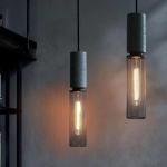 Industrial Pendant Lights Interior Iron Lampshade Bar Table living room Cement