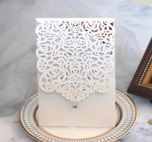 Quality Waterproof C1S Board Personalised Wedding Paper Cards wholesale