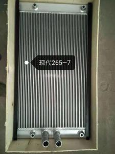 Quality Hyundai R265-7 Hydraulic Oil Radiator Assembly Silver White Color wholesale
