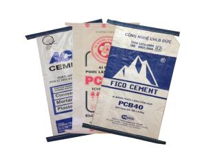 Quality Empty Gusseted Polypropylene Bags Laminated PP Woven Bag Cement wholesale