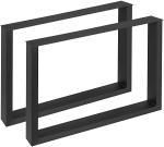 420*400mm Black Metal Table Legs for Industrial Country Style Furniture Design