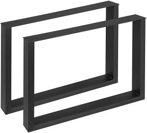 Quality 420*400mm Black Metal Table Legs for Industrial Country Style Furniture Design wholesale