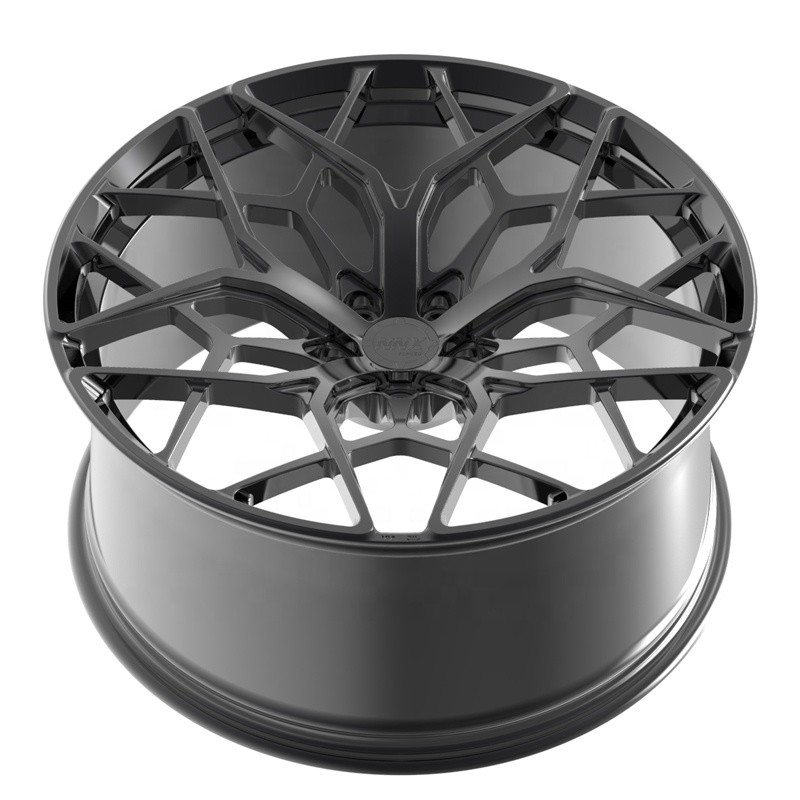 21 inch monoblock brushed black car wheels 5X115 aluminum alloy forged wheels