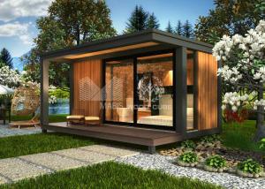 Quality Single Bedroom Prefabricated Beach House , Small Contemporary Modular Homes wholesale